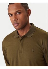 Jack & Jones Polo Crodney 12259645 Khaki Regular Fit. Typ kołnierza: polo. Kolor: brązowy. Materiał: syntetyk #4