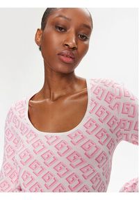 Gaudi Sweter 411BD53024 Różowy Regular Fit. Kolor: różowy. Materiał: wiskoza #3