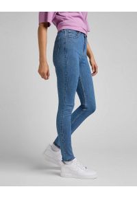 Lee - LEE IVY DAMSKIE SPODNIE JEANSOWE LIGHT WASH L32EFAMR 112320158