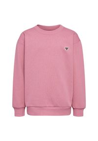 Bluza dziecięca Hummel Bee. Kolor: różowy. Materiał: bawełna, materiał #1