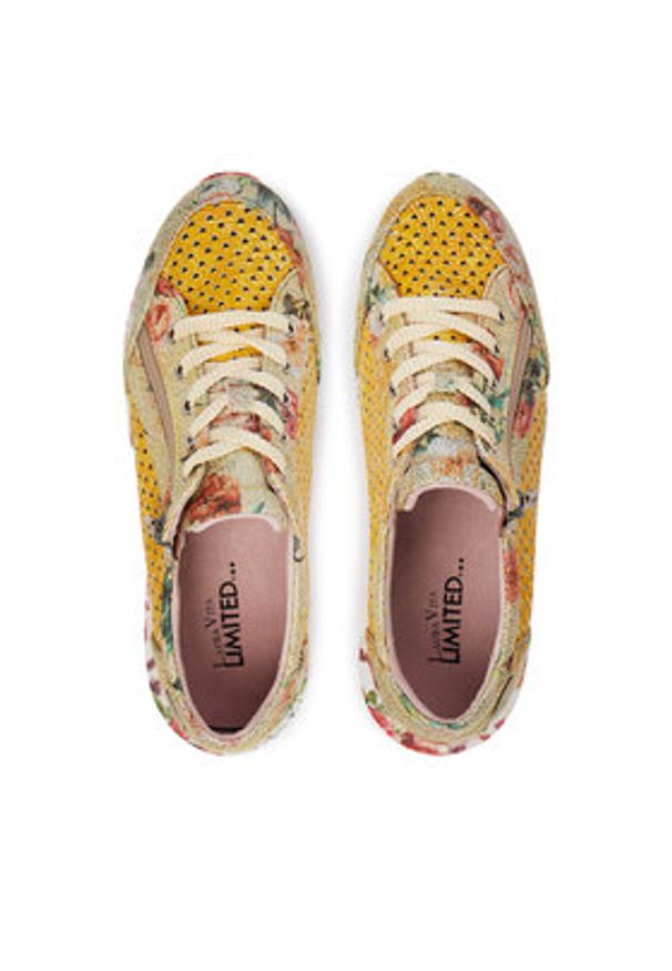 Laura Vita Sneakersy Joctao 06 Zielony. Kolor: zielony. Materiał: skóra