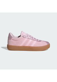 Adidas - Buty dla dzieci VL Court 3.0. Okazja: na uczelnię. Kolor: wielokolorowy, brązowy, różowy. Sport: joga i pilates #1