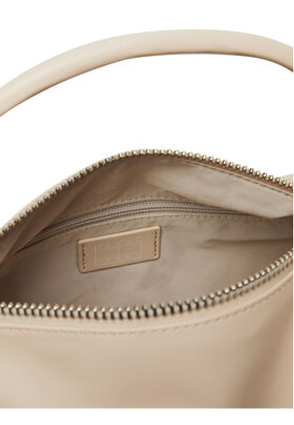 Tommy Jeans Torebka Tjw American Cool Shoulder Bag AW0AW17531 Beżowy. Kolor: beżowy. Materiał: skórzane