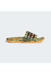 Adidas - adilette Comfort Sandals. Okazja: na co dzień. Kolor: czarny, wielokolorowy, żółty. Styl: casual, elegancki