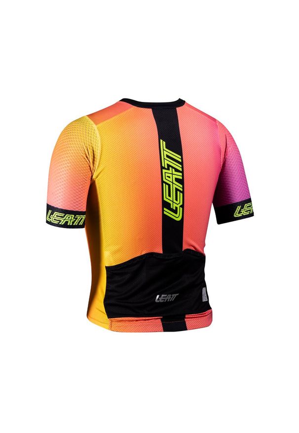 Koszulka rowerowa damska LEATT Jersey MTB Endurance 6.0 Women. Kolor: żółty. Materiał: jersey