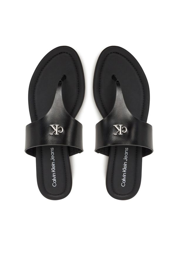 Japonki Calvin Klein Jeans. Kolor: czarny