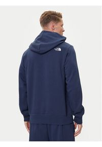 The North Face Bluza Drew Peak NF0A89EM Granatowy Regular Fit. Kolor: niebieski. Materiał: bawełna #4