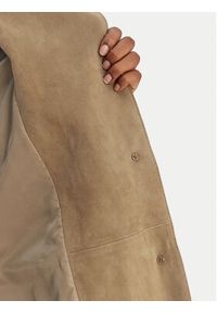 Weekend Max Mara Marynarka Cedro 2615441051 Khaki Relaxed Fit. Kolor: brązowy. Materiał: skóra #5