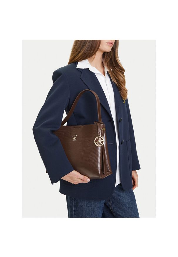 Torebka Beverly Hills Polo Club. Kolor: brązowy