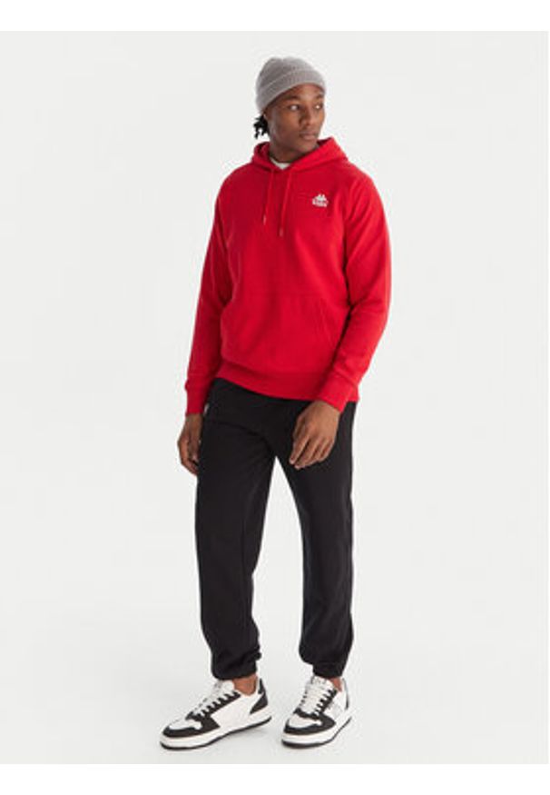 Kappa Bluza Authentic 321W7GW Czerwony Regular Fit. Kolor: czerwony. Materiał: bawełna