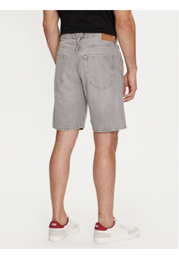 Jack & Jones Szorty jeansowe Jjichris 12253755 Szary Relaxed Fit. Kolor: szary. Materiał: bawełna