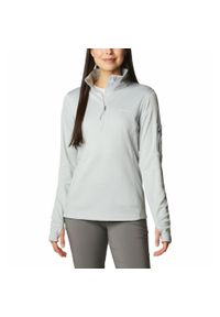 columbia - Polar Turystyczny Damski Columbia Park View Grid Fleece 1/2 Zip. Kolor: szary. Materiał: polar. Sport: turystyka piesza