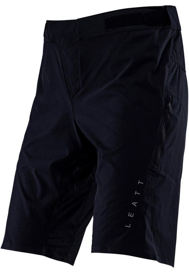 Spodenki rowerowe (+spodenki kolarskie z pampersem w zestawie) LEATT Shorts. Kolor: czarny. Sport: kolarstwo