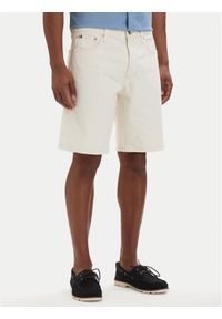 TOMMY HILFIGER - Tommy Hilfiger Szorty jeansowe Dover Washed MW0MW42556 Kremowy Regular Fit. Kolor: kremowy. Materiał: bawełna #1