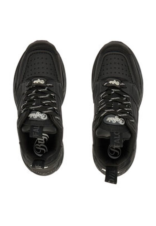 Buffalo Sneakersy Drive 1636536 Czarny. Kolor: czarny. Materiał: skóra