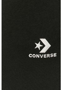 Converse - Spodnie. Kolor: czarny. Materiał: bawełna, poliester, dzianina. Wzór: gładki #2