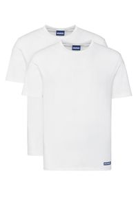 Hugo - HUGO Komplet 2 t-shirtów Naolo 50546933 Biały Regular Fit. Kolor: biały. Materiał: bawełna