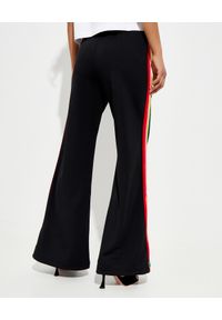 PALM ANGELS - Szerokie spodnie z kolorowym lampasem Miami. Kolor: czarny. Długość: długie. Wzór: kolorowy #6