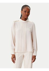 Artigli - ARTIGLI Bluzka ACBL003228 Écru Regular Fit. Materiał: syntetyk