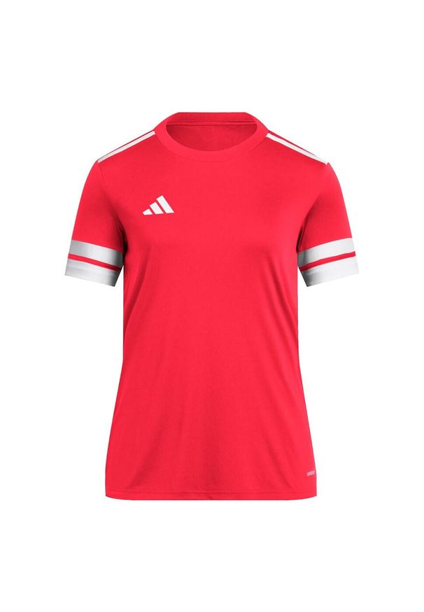 Adidas - Koszulka Squadra 25. Kolor: czerwony, biały, wielokolorowy. Materiał: materiał. Sport: piłka nożna