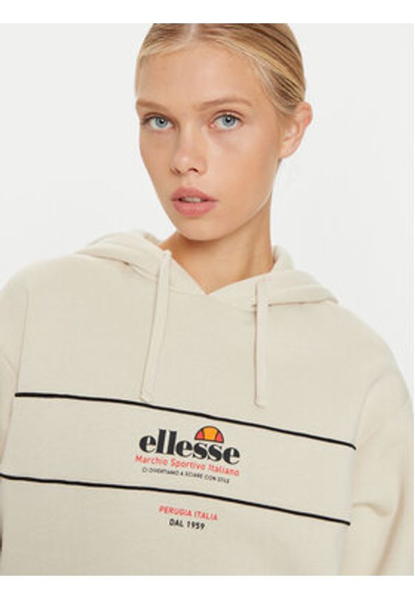 Ellesse Bluza SGX20922 Beżowy Regular Fit. Kolor: beżowy. Materiał: syntetyk