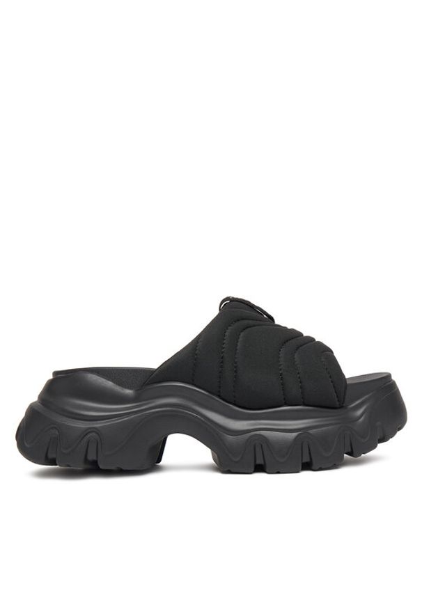 Replay - REPLAY Klapki GWSA6.000.C0005T Czarny. Kolor: czarny. Materiał: skóra