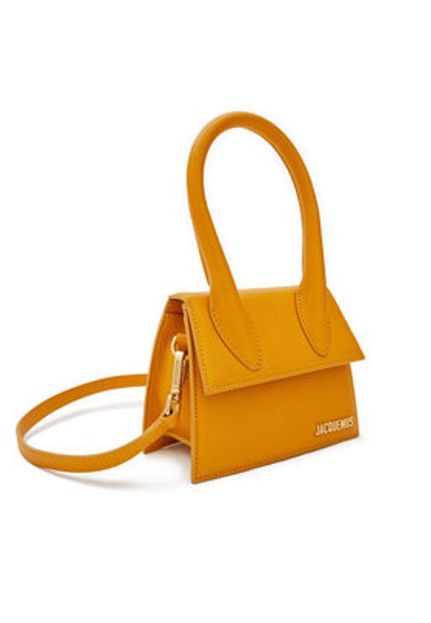 JACQUEMUS Torebka Le Chiquito Moyen 213BA002-3163 Pomarańczowy. Kolor: pomarańczowy. Materiał: skórzane