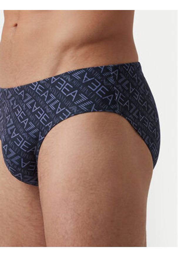 EA7 Emporio Armani Kąpielówki 7M000501 AF21249 MB461 Granatowy. Kolor: niebieski. Materiał: syntetyk