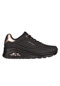 skechers - Buty do chodzenia damskie Skechers Uno Golden Air. Zapięcie: sznurówki. Kolor: żółty, wielokolorowy, czarny. Materiał: guma, materiał, syntetyk. Szerokość cholewki: normalna. Sport: turystyka piesza