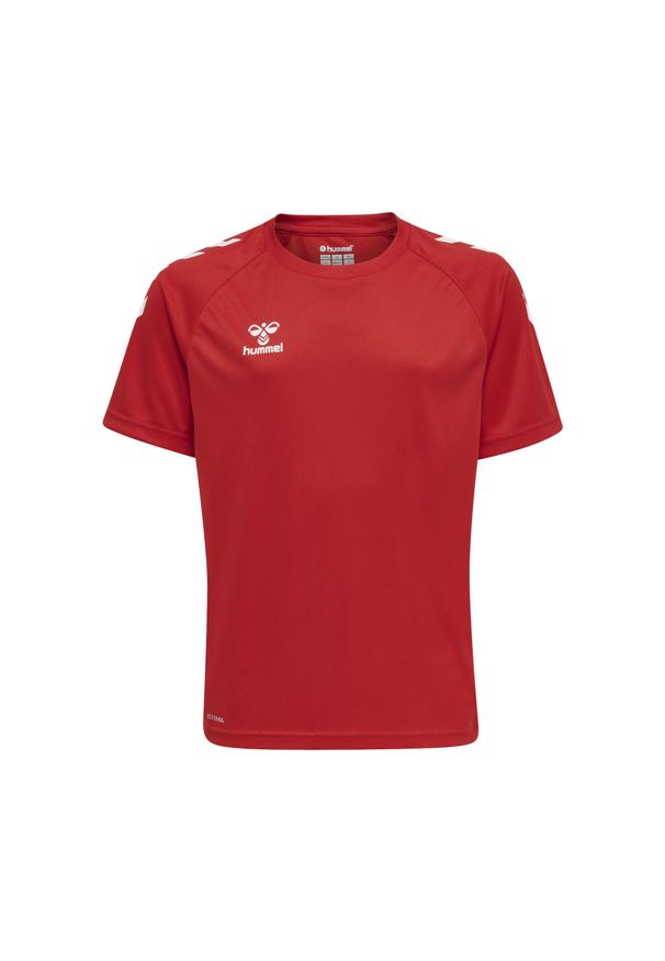 Koszulka dziecięca Hummel hmlCore. Kolor: czerwony, wielokolorowy, różowy. Materiał: poliester, materiał. Sport: piłka ręczna
