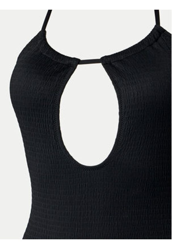 Calvin Klein Swimwear Strój kąpielowy KW0KW02725 Czarny. Kolor: czarny. Materiał: syntetyk