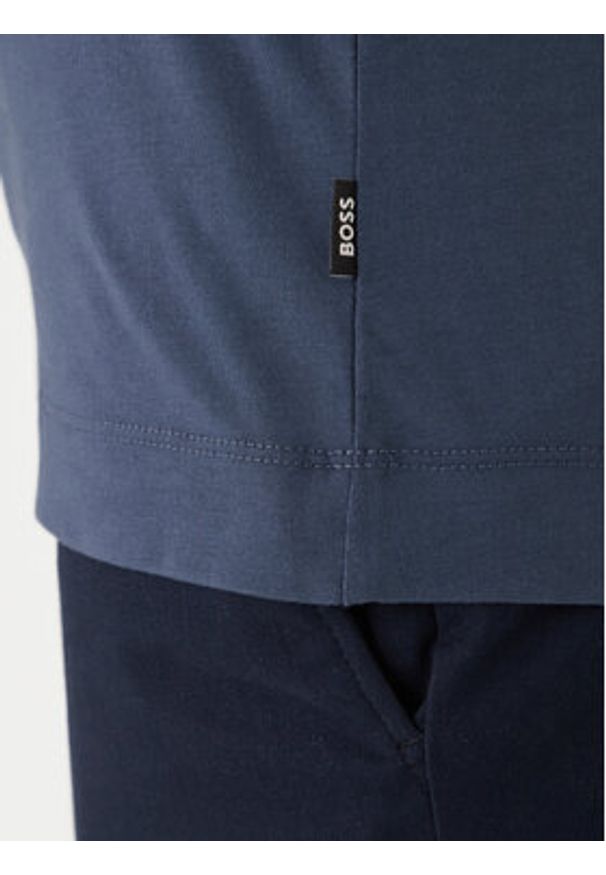 BOSS T-Shirt Thompson 01 50468347 Niebieski Regular Fit. Kolor: niebieski. Materiał: bawełna