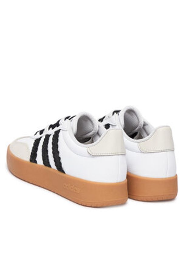 Adidas - adidas Sneakersy Barreda JP5968 Biały. Kolor: biały. Materiał: skóra