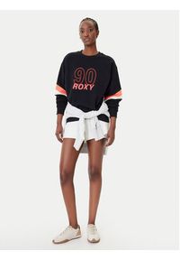 Roxy Bluza Essential Energy ERJFT04994 Czarny Regular Fit. Kolor: czarny. Materiał: bawełna #5