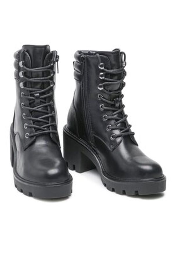 Jenny Fairy Trzewiki WS5672-05 Czarny. Kolor: czarny. Materiał: skóra