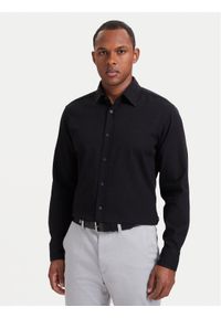 BOSS Koszula Relegant_6_M 50565600 Czarny Regular Fit. Kolor: czarny. Materiał: bawełna #1