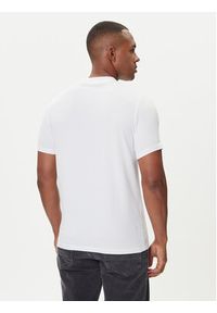 Karl Lagerfeld - KARL LAGERFELD T-Shirt 755053 554235 Biały Regular Fit. Typ kołnierza: dekolt w karo. Kolor: biały. Materiał: bawełna #4