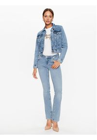 Guess Kurtka jeansowa Adoria W3YN30 D4MSL Granatowy Regular Fit. Kolor: niebieski. Materiał: bawełna