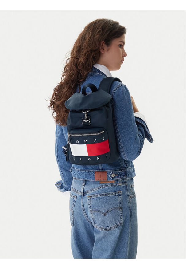 Tommy Jeans Plecak Tjw Archive Backpack AW0AW18088 Granatowy. Kolor: niebieski. Materiał: materiał