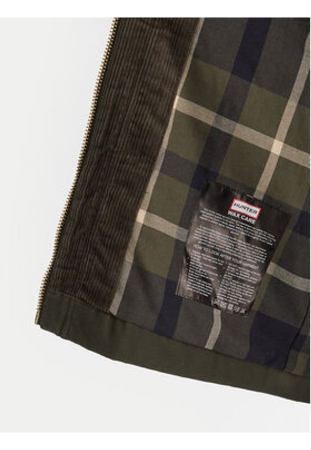 Hunter Kurtka przejściowa Leith HARW0065251 Zielony Oversize. Kolor: zielony. Materiał: bawełna