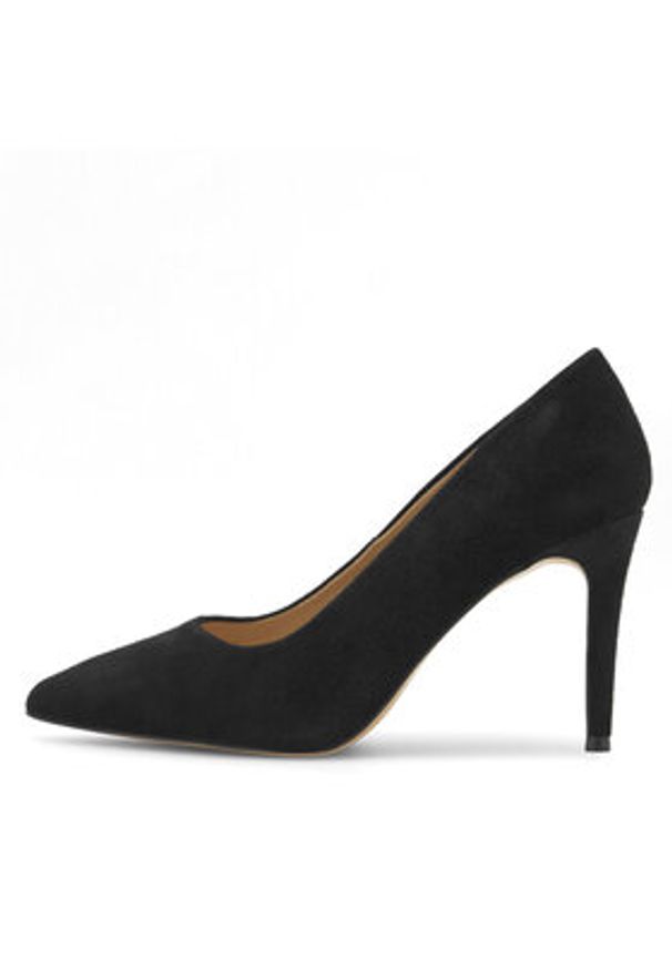 Sergio Bardi Szpilki WFA2309-1Z-SB Czarny. Kolor: czarny. Materiał: zamsz, skóra. Obcas: na szpilce