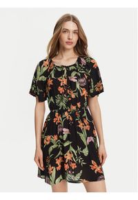 Roxy Sukienka letnia ERJWD03869 Czarny Regular Fit. Kolor: czarny. Materiał: wiskoza. Sezon: lato #3