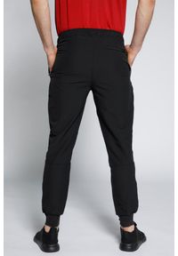 JAY-PI - Męskie Spodnie funkcyjne FLEXNAMIC® outdoor elastyczny pas podstawowy krój. Kolekcja: plus size. Kolor: czarny. Materiał: elastan, poliester, materiał. Sport: outdoor