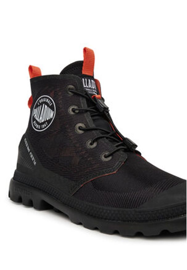 Palladium Trapery Pampa Lite Travel Vt 74472-008-M Czarny. Kolor: czarny. Materiał: materiał