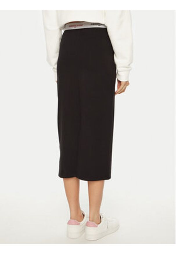 Tommy Jeans Spódnica ołówkowa DW0DW19365 Czarny Slim Fit. Kolor: czarny. Materiał: syntetyk