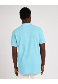 Lee - MESKA KOSZULKA LEE PIQUE POLO PREPPY BLUE 112349952. Typ kołnierza: polo #2