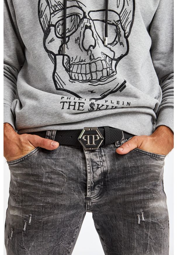 Philipp Plein - PASEK PHILIPP PLEIN. Materiał: skóra