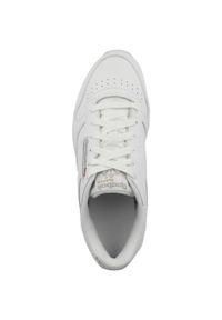 Damskie trampki na co dzień Reebok cCLASSIC LEATHER 100008496 Biały. Okazja: na co dzień. Zapięcie: sznurówki. Kolor: biały. Materiał: skóra, materiał. Szerokość cholewki: normalna. Model: Reebok Classic. Sport: turystyka piesza