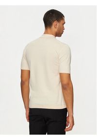 Calvin Klein Polo K10K113053 Beżowy Regular Fit. Typ kołnierza: polo. Kolor: beżowy. Materiał: bawełna #5