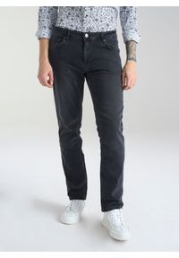 Pako Lorente - PAKO LORENTE – Szare spodnie męskie jeans. Okazja: na co dzień. Kolor: szary. Materiał: jeans. Styl: casual